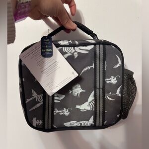 Pottery Barn kids Mackenzie Glow in the Dark Shark Lunch Bag-NWT